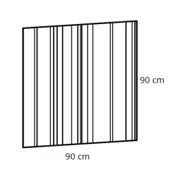 Viadurini Living Wandspiegel-Quadratischer Wandspiegel des modernen Designs Made in Italy - Coriandolo