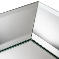 Viadurini Living Wandspiegel-Quadratischer Wandspiegel mit MDF-Struktur komplett mit Haken - Sisio