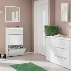 Viadurini Decor Wandspiegel-Quadratischer Wandspiegel mit weißem oder anthrazitfarbenem Rahmen - Emanuelito