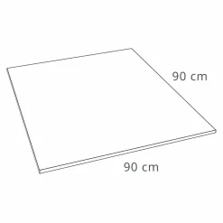 Viadurini Bathroom Quadratische Duschwannen-Quadratisches Design Duschwanne 90x90 in Samt-Effekt aus weißem Harz - Estimo