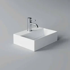 Viadurini Bathroom Keramikwaschbecken-Quadratisches oder rechteckiges Keramikwaschbecken im modernen Design Made in Italy - Act