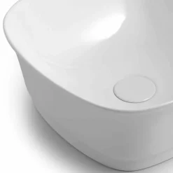 Viadurini Bathroom Keramikwaschbecken-Quadratisches Waschtisch mit Arbeitsplatte aus farbiger Keramik Made in Italy - Zarro