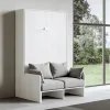Viadurini Night Design Klappbett-Queen-Size-Bett mit vertikalem Klappbett und Sofa Made in Italy - Magiccompare
