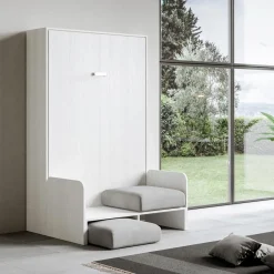 Viadurini Night Design Klappbett-Queen-Size-Bett mit vertikalem Klappbett und Sofa Made in Italy - Magiccompare