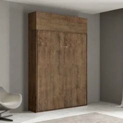 Viadurini Night Design Klappbett-Queen-Size-Bett mit vertikalem Klappbett und Wandeinheit - Magiccompare