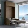 Viadurini Night Design Klappbett-Queen-Size-Klappbett mit Sofa und Wandeinheit - Magiccompare