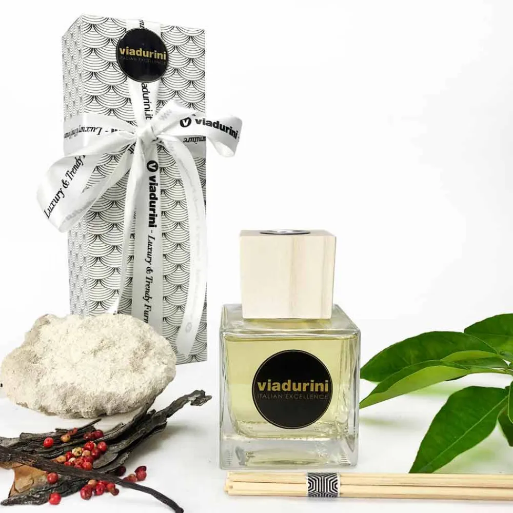 Viadurini Home Fragrance Keep Calm-Raumduft Amber Dufte 200 ml mit Stäbchen - Sassidimatera