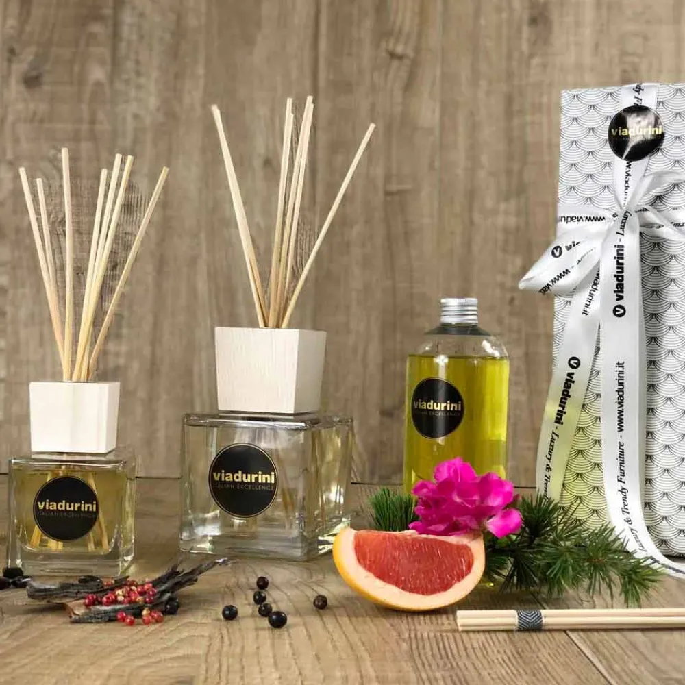 Viadurini Home Fragrance Keep Calm-Raumduft Amber Dufte 200 ml mit Stäbchen - Sassidimatera