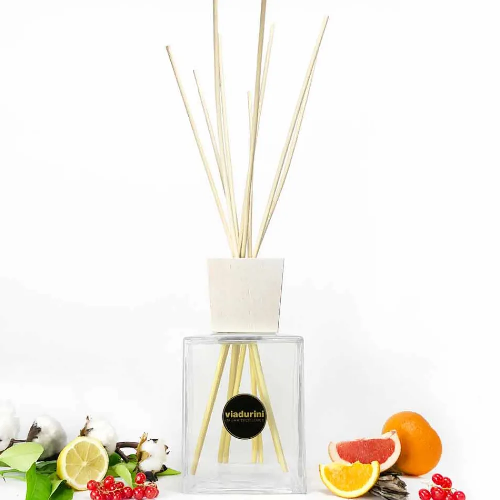 Viadurini Home Fragrance Keep Calm-Raumduft Baumwolle und Hanf 2,5 Lt mit Stäbchen - Acquadipositano