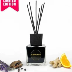 Viadurini Home Fragrance New Energy-Raumduft Ingwer Schwarzer Pfeffer 500 ml mit Stäbchen - Viaduriniinblack