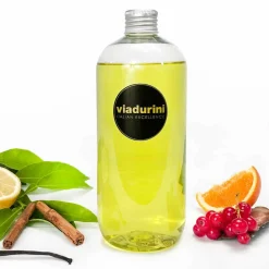 Viadurini Home Fragrance Raumduft Nachfüller-Raumduft Nachfüller Mandarin-Zimt 500 ml oder 1 lt - Maddalena