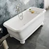 Viadurini Bathroom Freistehende Badewannen-Rechteckige Badewanne mit fester Oberfläche und weichen Ecken, hergestellt in Italien – Fulvio