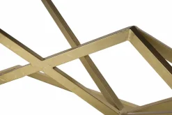 Viadurini Living Moderne Wohnzimmerbank-Rechteckige Bank im modernen Design aus Eisen und Stoff - Haily