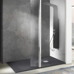 Viadurini Bathroom Rechteckige Duschwannen-Rechteckige Duschwanne 140x90 in Resin Stone Effect Finish - Domio