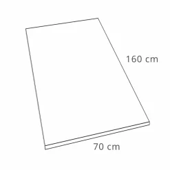 Viadurini Bathroom Rechteckige Duschwannen-Rechteckige Duschwanne 160x70 cm in weißem Harz Modernes Design - Estimo