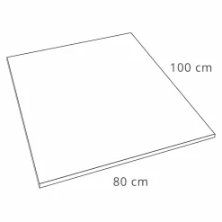 Viadurini Bathroom Rechteckige Duschwannen-Rechteckige Duschwanne 100x80 in Resin Concrete Effect Finish - Cupio