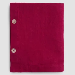 Viadurini Textile Tischdecken-Rechteckige Leinentischdecke mit Knopflöchern und 12 Luxusknöpfen - Mediterranea