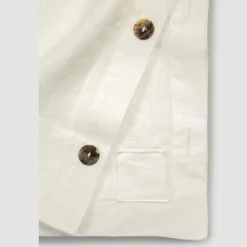 Viadurini Textile Tischdecken-Rechteckige Leinentischdecke mit Knopflöchern und 12 Luxusknöpfen - Mediterranea