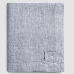 Viadurini Textile Tischdecken-Rechteckige Leinentischdecke mit Knopflöchern und 12 Luxusknöpfen - Mediterranea