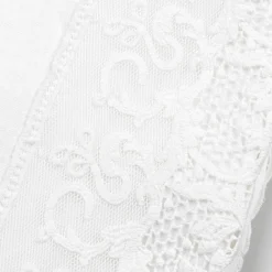 Viadurini Textile Tischdecken-Rechteckige Leinentischdecke mit Kante oder weißer Spitze, Luxusdesign - Davinci