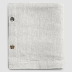 Viadurini Textile Tischdecken-Rechteckige Leinentischdecke mit Knopflöchern und 10 Knöpfen, Luxus - Mittelmeer