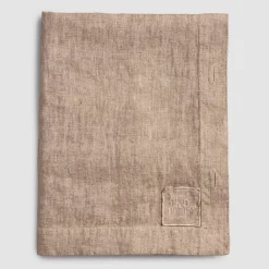 Viadurini Textile Tischdecken-Rechteckige Leinentischdecke mit Knopflöchern und 10 Knöpfen, Luxus - Mittelmeer