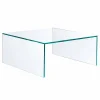 Viadurini Living Moderne Couchtische-Rechteckiger Couchtisch aus extraleichtem Glas Made in Italy - Nodino