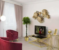 Viadurini Living Moderne Couchtische-Rechteckiger Couchtisch im modernen Design aus Eisen und Glas - Maggie