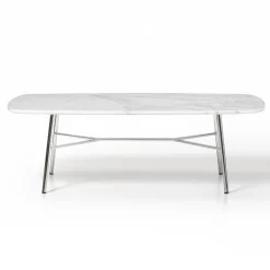 Viadurini Living Moderne Couchtische-Rechteckiger Couchtisch mit Marmorplatte Made in Italy - Makino