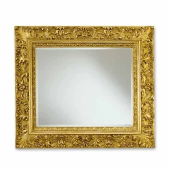 Viadurini Classic Wandspiegel-Rechteckiger Deko Wandspiegel in Rosen Design Agasse