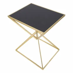 Viadurini Living Moderne Couchtische-Rechteckiger Design-Couchtisch aus Eisen und Glas - Rosie