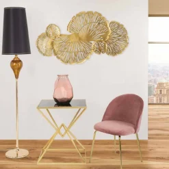 Viadurini Living Moderne Couchtische-Rechteckiger Design-Couchtisch aus Eisen und Glas - Rosie