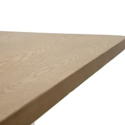 Viadurini Living Esstische-Rechteckiger Esstisch aus Holz mit Relieflinien verziert - Rachel