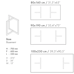 Viadurini Living Esstische-Rechteckiger Esstisch aus Feinsteinzeug Made in Italy - Emilio