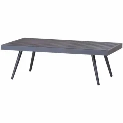 Viadurini in the Garden Garten Beistelltisch-Rechteckiger Garten-Couchtisch aus anthrazit lackiertem Aluminium - Rasti