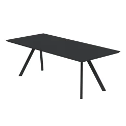 Viadurini in the Garden Gartentische Fest-Rechteckiger Gartentisch aus verzinktem Stahl Made in Italy - Brienne