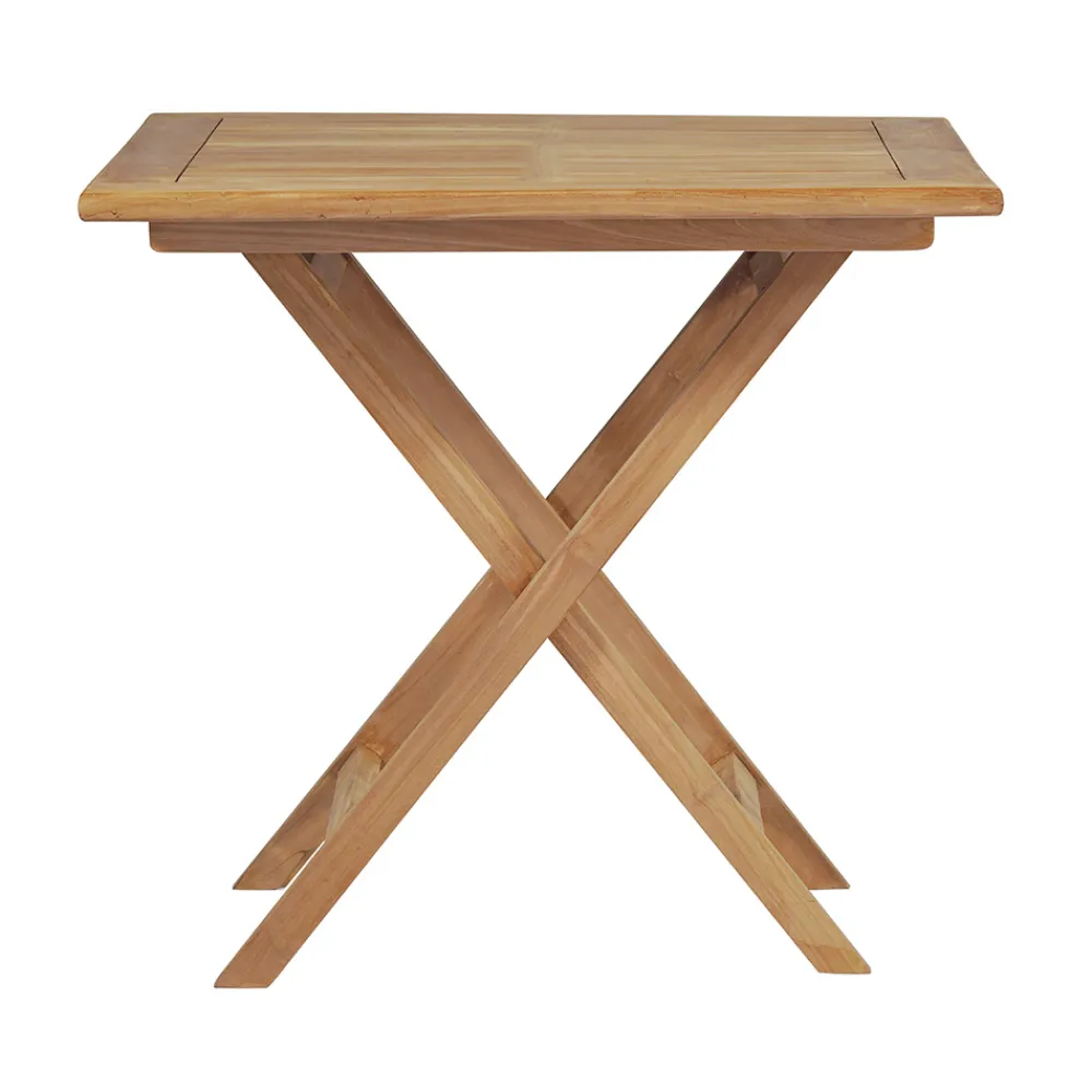 Viadurini in the Garden Gartentische Aus Teakholz-Rechteckiger Gartentisch 120x70 cm aus Teakholz - Alba