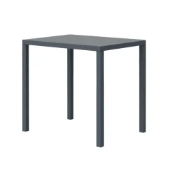 Viadurini in the Garden Gartentische Fest-Rechteckiger Gartentisch aus verzinktem Stahl Made in Italy - Azul