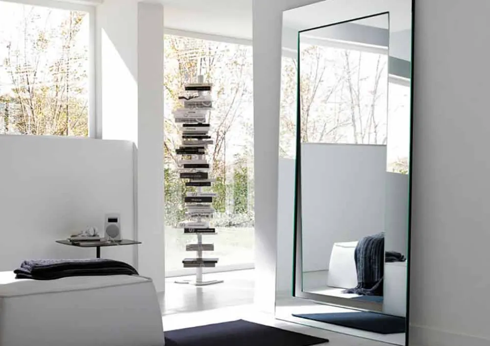 Viadurini Living Standspiegel-Rechteckiger moderner Entwurf Freistehender Spiegel Made in Italy - Salamina