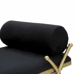 Viadurini Living Moderne Wohnzimmerbank-Rechteckiger Sitzbankstoff im modernen Design, Eisen und MDF - Harding