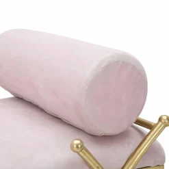 Viadurini Living Moderne Wohnzimmerbank-Rechteckiger Sitzbankstoff im modernen Design, Eisen und MDF - Harding