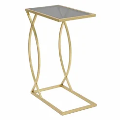 Viadurini Living Moderne Couchtische-Rechteckiger Sofatisch im modernen Design aus Eisen und Glas - Herbie