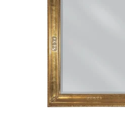 Viadurini Classic Wandspiegel-Rechteckiger Spiegel aus leicht antikisiertem Blattgold, hergestellt in Italien – Abeona