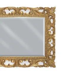 Viadurini Classic Wandspiegel-Rechteckiger Spiegel aus Blattgold und geschliffenem Spiegel, hergestellt in Italien – Rangi