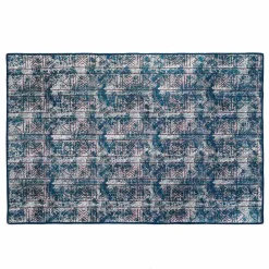 Viadurini Carpets Teppiche-Rechteckiger Teppich aus blauer Kelim-Baumwolle oder farbigem Patchwork - Faser