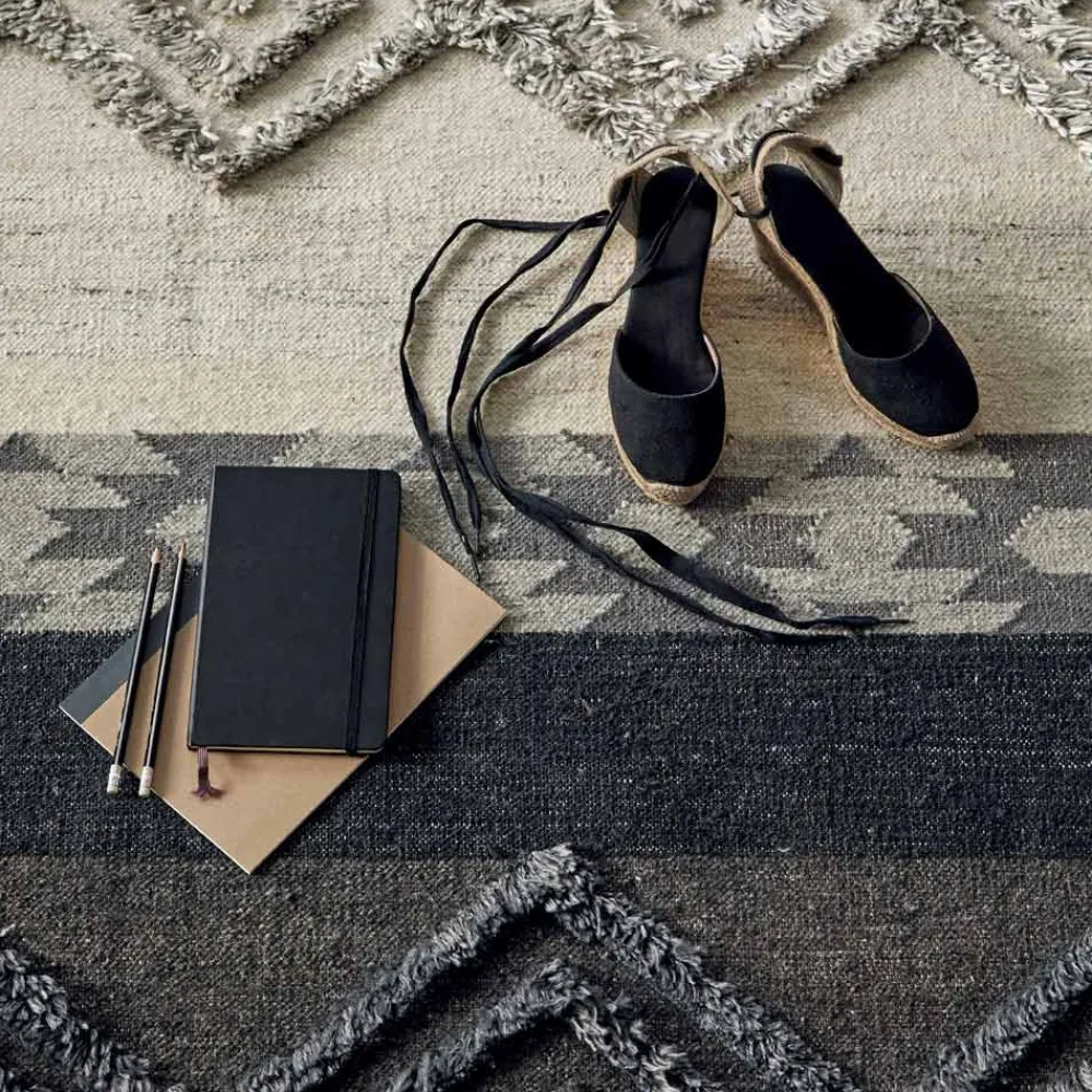 Viadurini Carpets Teppiche-Rechteckiger Teppich aus Wolle, Baumwolle und Viskose für modernes Wohnzimmer - Zorro