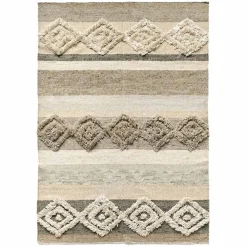 Viadurini Carpets Teppiche-Rechteckiger Teppich aus Wolle, Baumwolle und Viskose für modernes Wohnzimmer - Zorro