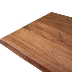 Viadurini Living Esstische-Rechteckiger Tisch für den Innenbereich mit Platte aus massivem Akazienholz - Brindisi