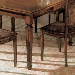 Viadurini Classic Ausziehbare Esstische-Rechteckiger Tisch mit 4 Holzstühlen Made in Italy - Angelite