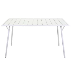 Viadurini in the Garden Gartentische Aus Aluminium-Rechteckiger und klappbarer Gartentisch aus Metall - Ribbon